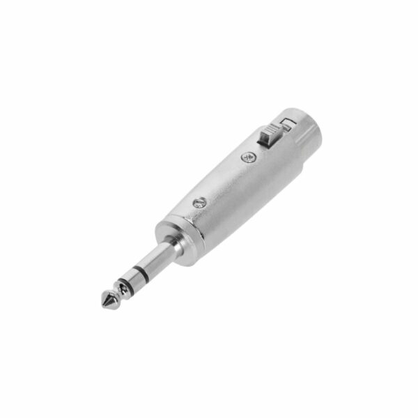 Adaptateur XLR femelle > Jack TRS mâle