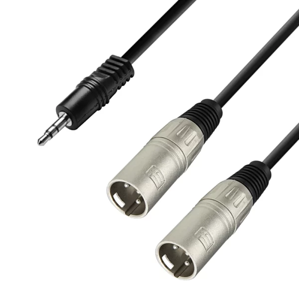 Câble en Y - Mini-Jack - 2 x XLR mâle