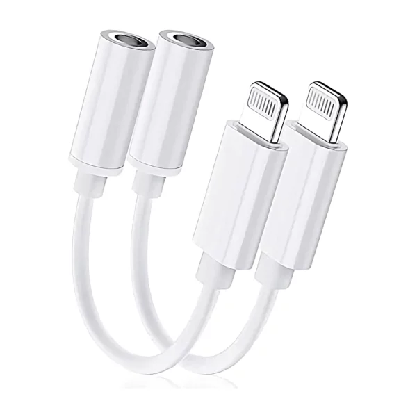 Adaptateur iPhone Lightning > Mini-Jack (Lot de 2)